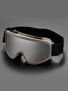 1 件泡沫垫大框滑雪镜，男女同款兄弟姐妹/情侣滑雪眼镜，多功能休闲滑冰单/双板男/女滑雪防护眼镜 - 彩色 - 查看 11