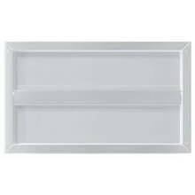 vidaXL 2 Stück Wandregale 50x30x3 cm Silber Edelstahl