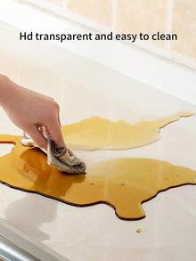 YUANYI 1卷高清透明保护膜，加厚版，厚度0.15毫米，防刮擦、防水、防油、耐热、防潮、防霉，适用于浴室