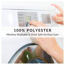 Juego de 3 Piezas de Cenefa y Cenefa de Cocina y caf de Pascua Rojo y Blanco - Clásico - Ver 5