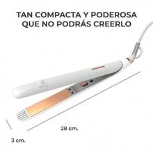 Plancha y rizador de cabello 2 en 1 - Blanco - Ver 3