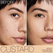 Nars 亮采柔滑遮瑕膏 #1234 卡仕达色 6毫升/0.22盎司 | 高遮瑕度，可叠加 | 提亮肤色，有效遮盖黑眼圈和瑕疵 | 柔滑质地，打造无瑕妆容 | 持久不卡粉 | 赋予肌肤自然光泽 | 蕴含维生素E和葡萄籽提取物，滋养保湿 | 适合所有肤质，包括干性肌肤 | 完美遮盖瑕疵、泛红和肤色不均 - Custard - 查看 2