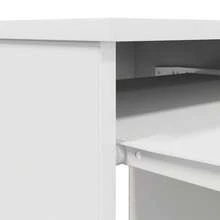 vidaXL Schreibtisch Weiß 86x49x76 Cm Holzwerkstoff - Bianco - Visualizzare 11