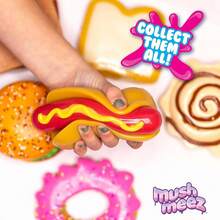 Taba Squishy - Burger (Jumbo) Large, 3.5" Super Soft & Sticky Layered TABA Squishies - Squish, Squeeze, Great For Stress Relief - Sensory / Fidget Play Food Squishy Toys For And Adults, Toys - Xúc xích - Xem 6