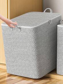 1 pieza Caja de almacenamiento para ropa, mantas, impermeable, a prueba de polvo y a prueba de humedad, adecuada para mudanzas y cajas de almacenamiento domésticas. Bolsa de almacenamiento plegable, almacenamiento de lavandería y almacenamiento - Multicolor - Ver 5