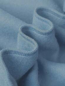 ONE WAVE Men's Hoodie, New Autumn/Winter, Street Drift Racing Car Print Black Versatile Pullover Sweatshirt - Baby Blue - View 7