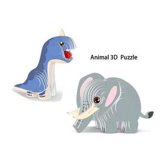 Animal Lover 3D Paper Puzzle - DIY Puzzle Model Craft Kit,Developing Children's Practical Skills, Ideal /Holiday /Christmas/ Birthday Gift For Kids Boys Girls