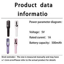 可充电无线理发器，可拆卸毛发修剪器，去除受损头发，修复染发护理，情人节礼物