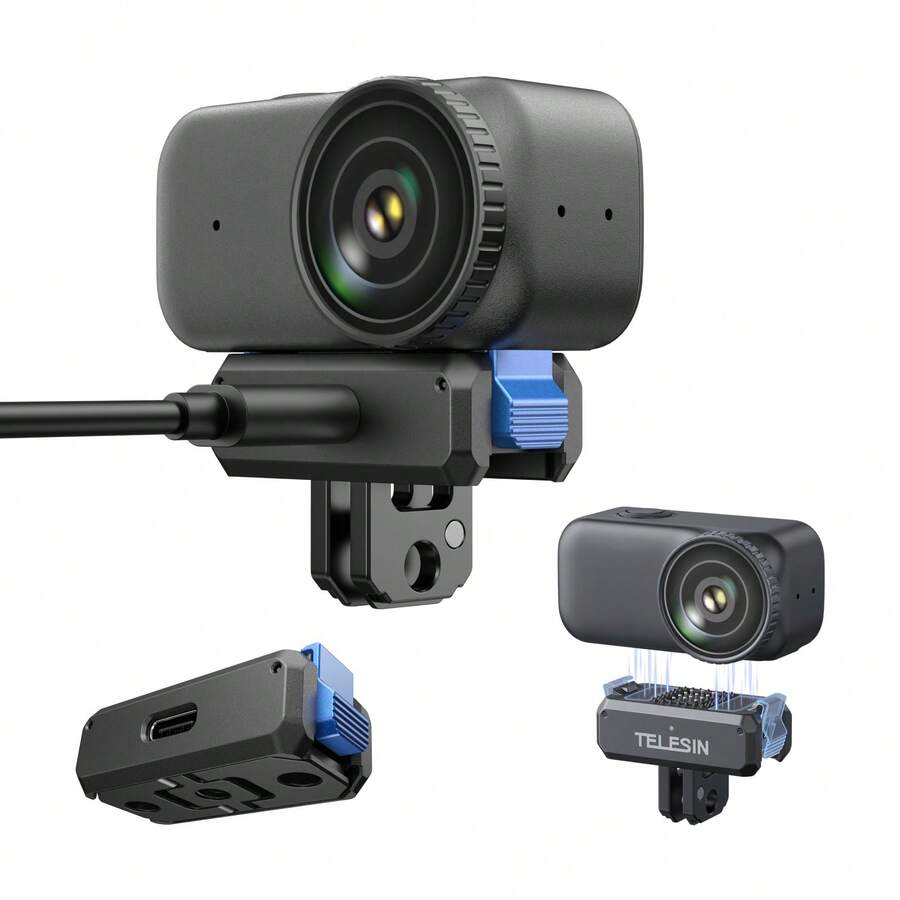 TELESIN 快拆磁吸双爪充电适配器，适用于 OSMO Nano 配件，双爪接口，带充电适配器 - Charging adapter - 查看 1