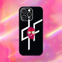 Custodia per telefono compatibile con i modelli 16, 15, 14, 13, 12, 11, Pro, Max, Plus, X, XS, XR, SE, 8, 7, Mini del gruppo di rapper PNL, in morbido silicone nero, compatibile con i modelli 17, 17 Pro e 17 Pro Max