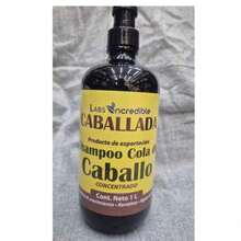SHAMPO COLA DE CABALLO INCREDIBLE DE 1 LITRO shampoo cola de caballo incredible presentacion 1 litro formula fortalecedora rica en extracto de cola de caballo para caida y fortalecimiento capilar uso profesional y domestico ideal para regimen de tratamiento prolongado y recarga economica - Negro - Ver 2