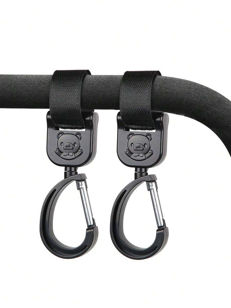 Baby Kinderwagen Haken für Taschen, elektrische Flaschenhalterhaken fürs Auto, hochwertige drehbare Autohaltehaken für Kinderwagen