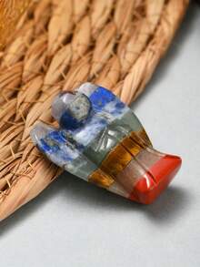 1/5/10/20 piezas Piedras de colores múltiples del Chakra Cuarzo natural pulido asimétrico Cuentas de energía de yoga para sanación del Chakra Accesorios para hacer joyas DIY