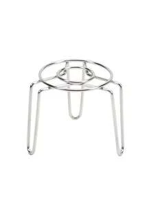 Compact Stainless Steel Steaming Rack - Heavy-Duty Portable Steamer For Boiling, Simmering, Or Heating Small Portions - Camping, Office, Home Kitchen - Space-Saving Steamer Basket With Even Heat Distribution - Multicolor - View 8