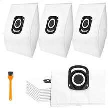 أكياس الغبار ل- Rowenta Hygiene+ ZR200520، ZR200540، ZR200720، ZR200920، أكياس مكنسة كهربائية بديلة ل- Rowenta Compact Power X-Trem Power & Silence Force ، متوافقة مع RO64xx، RO63xx، RO68xx، RO39xx