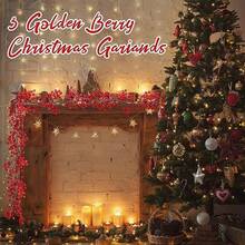 1pc Red Berry Wreath, Flexible Artificial Vine, Winter Berry Wreath, Suitable For Decorating Christmas Trees, Windows, Doors, Fireplaces, Can Be Hung Indoors And Outdoors, Christmas Tree Decoration, Christmas Wreath - Multicolor - View 12