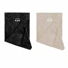 1 件多用途超细纤维吸汗健身毛巾，速干毛巾，适合户外跑步、健身器材垫、精美刺绣图案面巾、浴室浴巾秋季装饰、假日家居浴室装饰海滩必需品返校