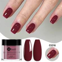 Mtssii 36色10克裸粉色美甲浸粉闪亮渐变丙烯酸粉美甲闪粉自然干无需照灯固化浸粉美甲铬粉美甲装饰 - 彩色 - 查看 39