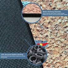 1PC Machine Washable Large - Size Bohemian Multicolored Striped Pattern Area Mat Rug Indoor Living Room Decorative Rug With Artistic Retro Multicolored Striped Pattern Design Durable Easy Clean Floor Mat For Home Decoration Kitchen Rug