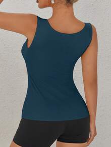 2pcs EssElegance Padded Seamless Double-Sided Fleece Thick Warm Underwear Vest, Autumn/Winter