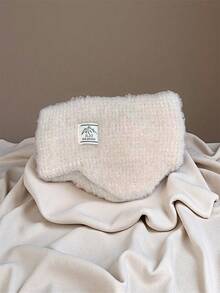 1pc New Winter Warm Ear Muffs, Windproof And Cold-Proof Riding Eye Mask With Light Blocking White Ear Muffs - Multicolor - View 15