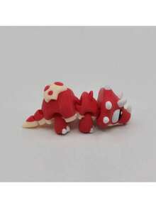 3D Printed Movable Joint Cute Eggshell Dinosaur Brick Stone Dragon Decoration, Doll Figurine Desktop Ornament Gift - Multicolor - View 13