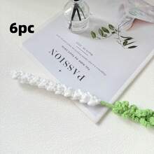 1 件/6 件/10 件手工钩针逼真薰衣草花束，保鲜薰衣草花家居装饰，插花，节日礼物 - 彩色 - 查看 16