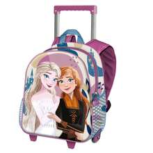 Karactermania Mochila 3D con Ruedas Pequeña Frozen 2 Castle 26x34x13cm Producto Oficial  ✔Entrega 24/48h en España ( Peninsula ) - Multicolor - Ver 2