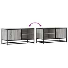 vidaXL TV-Schrank Grau Sonoma 80x34,5x40 cm Holzwerkstoff und Metall