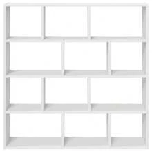 vidaXL Scaffale a 12 scomparti in legno bianco