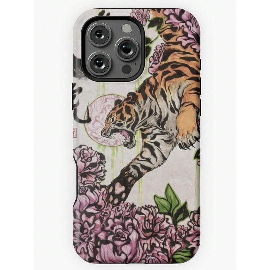 Tiger Phone Case For Samsung And  17, 16, 15, 14, 13, 12, 11 Pro Max, X, XR, XS Max, 8, And 7 Plus - 混合色1 - 查看 1