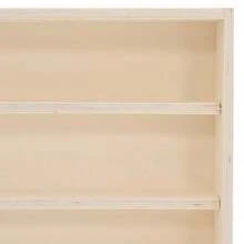 vidaXL Holz Sammlervitrine Mit Türen 60 X 8,5 X 37 Cm - Yellow - View 9