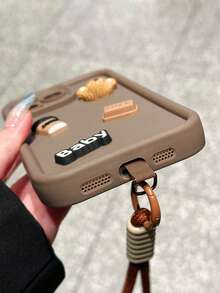 Étui de téléphone en silicone mignon avec ourson bébé compatible avec 16/16 Pro/16 Pro Max, 15, 14 Pro/13/12/11 Pro Max/X/XR, 14 Plus, 7/8, SE, Galaxy A05/A05S, S20 FE, S24 Ultra, Redmi 13C/14C/A3, OPPO A16/A17/A58/A60, Vivo Y02/Y02S/Y17S, Honor X50i/X8B/X8A, Coque de protection anti-chute