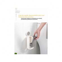 Set de cepillos de inodoro de acero inoxidable de JIABAISE con mango largo para limpieza sin zonas muertas en el inodoro y eliminación de manchas en la taza del retrete a granel - Multicolor - Ver 4