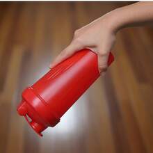PromoClick 600ml Shaker Mixing Cup With Spill-Proof Lid, Ideal For The Gym - Black - View 6