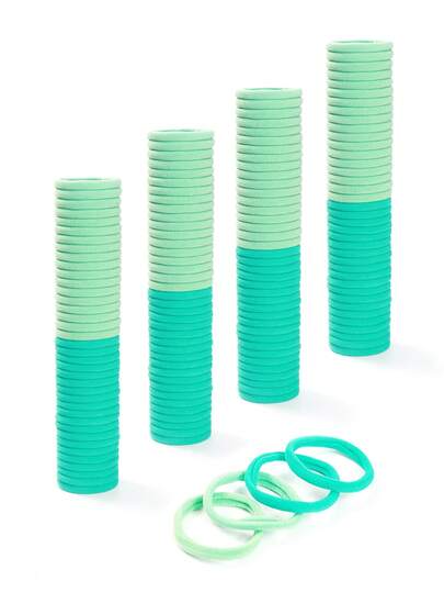 50Pcs Christmas/Seamless Hair Ties For Women Thick Hair, Strong Hold Ponytail Holders No Crease Hair Elastics, Assorted Solid Colors, Gentle Hair Bands For Girls & Teens ,Hair Rubber Bands ,Scrunchies ,Hair Rope