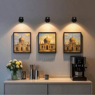 1/3pcs Wireless Metal Wall Art Battery-Powered LEDPicture Liahts,Wall Light. Fairy Lights, Lamps, Night Light.Book Light, With Magnetic Wireless Wall Lamp,Floor Lamp-Adiustable Color Temperature,Timer, Remote And PressControl-Perfect For Gallery, Stairs,Coridors,BedroomDecoration,Interior,Living Room, Party DecorationsBirthday Decorations,Home Decor. Room Decor, ChristmasDecorations 150mAh Remote Control