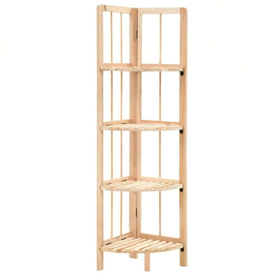 vidaXL Eckregal Zedernholz 27x27x110 Cm - Beige - Visualizzare 1