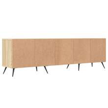 vidaXL TV-Schrank Sonoma-Eiche 150x30x44,5 Cm Holzwerkstoff - Gelb - Übersicht 8