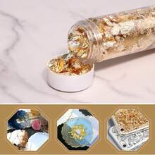 2g Edible Gold Leaf Foil Cooking Drink Food Dessert Cake Ice Cream Decoration
