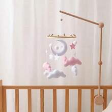 Felt Animal Hanging Decorations For Baby Nursery - Rattle Toys For Baby Boys And Girls - Animal Room Hanging Decor, Suitable For Baby Play And Development, Enhancing Baby's Cognitive Ability, Christmas/Birthday Gift, Newborn Memorial Gift, Toys, Easter, Baby Toys, Stitched Stuff, Room Decor, Easter Basket Stuffers