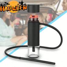 Zestaw przenośnych fajek wodnych z pojedynczym wężem o długości 10 cali, wielofunkcyjna misa do fajki wodnej, akcesoria do fajki wodnej, mini fajka wodna, szisza samochodowa, szisza podróżna, odpowiednia na prezenty z okazji ukończenia szkoły, wieczory kawalerskie, prezenty dla druhen, prezenty na Dzień Ojca, dekoracje na Halloween, prezenty na Halloween, prezenty dla druhen, upominki dla gości weselnych, dekoracje na przyjęcia urodzinowe i artykuły ślubne