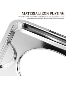 1 Peça Bandeja de Gotejamento para Fogão a Gás, Revestimento Quadrado de Queimador de Gás em Aço Inoxidável, Tampa do Forno Revestida de Folha de Alumínio para Capturar Óleo, Gordura e Respingos de Alimentos