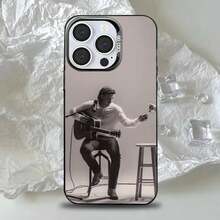 Funda para teléfono Morgan Warren Singer para 17, 16, 15, 14, 13, 12, 11, Pro, Max, Plus, Mini, a prueba de caídas, negra mate, parachoques duro - z8 - Ver 5