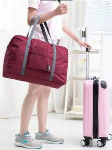 Travel Organizer Bag Set - Portable Waterproof Cosmetic Bag, Multi-Function Toiletry Bag, Large Capacity Clothing Packing Cube, Handbag, Shoe Bag, Compression Bag. Large Capacity Foldable Travel Organizer, Multi-Function Waterproof Business Travel Tote Bag, Personal Luggage Tote, Bohemian Style - Multicolor - View 7