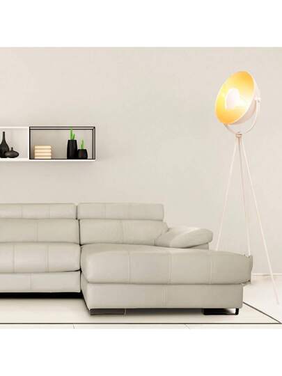 Alpinaluz Tripod Vloer Lamp Aluminum Vintage Moderne Industrial Adjustable Spotlight Retro Satellite Living Room Study E27 view 7