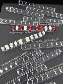 KIRAME Nail Stand For Press On Nails Display Practice Art Magnetic Fake Nail Holder For Painting Nails Stand For False Nail Designs With Reusable Putty For Home DIY Beginner Salon Supplies,DIY Nail Art,Nail Tools,Christmas,New Year,Festival Gift