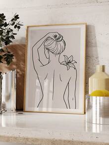 Retrato de pareja en lienzo con arte de línea personalizado, regalo de aniversario personalizado para parejas, novio, novia, arte dibujado a mano personalizado a partir de una foto