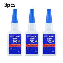 1/2pcs 401 Powerful Instant Glue, 403 Adhesive For Metal, Plastic, Ceramics, Rubber, Wood, Acrylic, Billiard Head, Scalp Accessories, Jewelry, Shoe Repair, 502 Quick-Drying Adhesive 