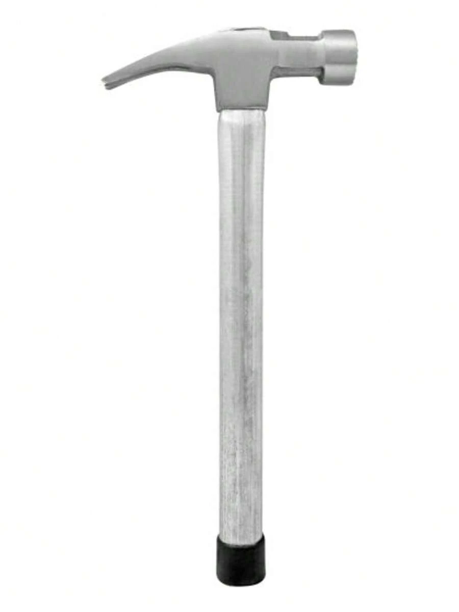 Martillo Tubular Uña Curva 16 Oz Acero Construcción Carpintería Extractor Clavos Fumetax SW-19990 - Plateado - Ver 1